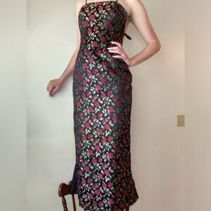 Vintage Jessica McClintock Gunne Sax Gothic Form Fitting Dress